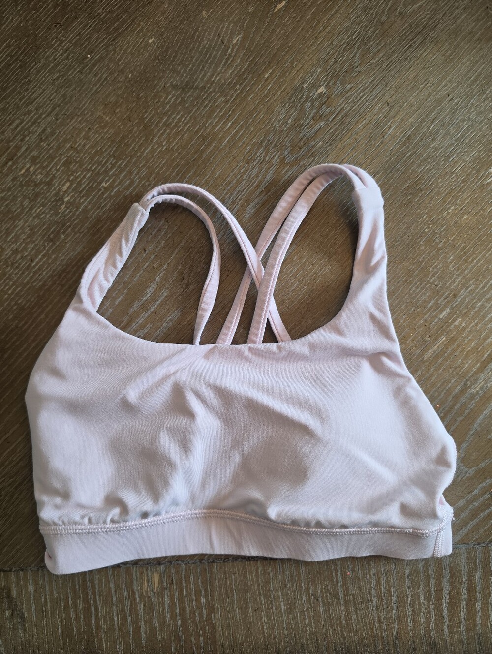 lululemon athletica Light Pink Strappy Sports Bra